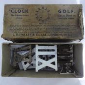 A boxed Clock Golf game by J B Halley & Co Ltd,