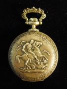 A George and The Dragon pocket watch