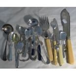 A quantity of silver plated flatware