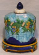 A Majolica cheese dish