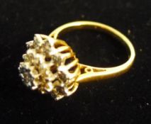 A 9 ct gold ring