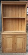 A Victorian pine dresser