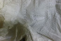 A quantity of linen and lace - WITHDRAWN