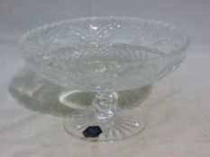 A Stuart Crystal tazza,