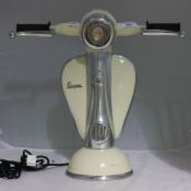 A Vespa lamp