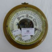 An oak framed barometer