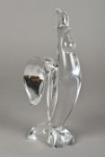 DONALD POLLARD (born 1924) American, for Steuben Rooster, model no. 8074 Glass Signed 26.