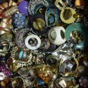 A quantity of various earrings and rings