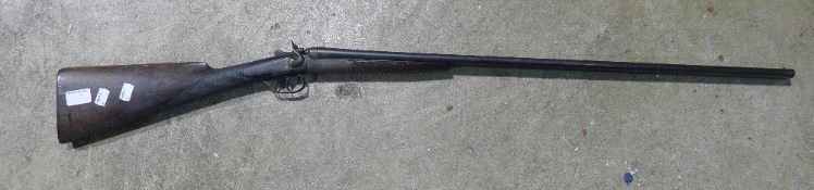 A shot gun (with deactivation certificate) and two gun rods