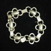 A silver Scandinavian bracelet