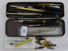 A collection of various pens