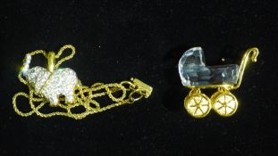 Two Swarovski jewellery items,