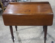 A Victorian mahogany single drop leaf table