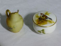 Two miniature Royal Worcester items