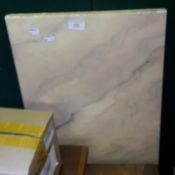 A pink marble top