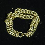 A 9 ct gold bracelet,