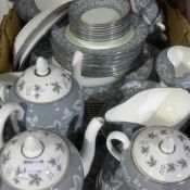 A Wedgwood Moselle pattern dinner and tea set
