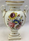 A 19th century Derby porcelain vase