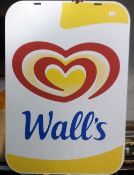 A 'Wall's' advertising sign