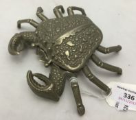 A crab form ashtray