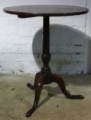 A George III mahogany tripod table