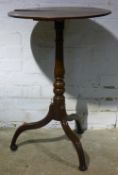 A Victorian mahogany tripod table