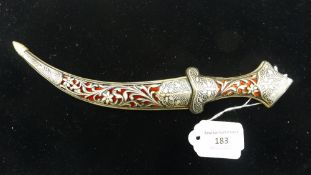 A Middle Eastern dagger