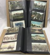 Two postcard albums