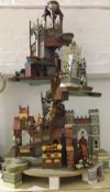 A child's doll house castle