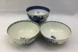 Two Worcester bowls;