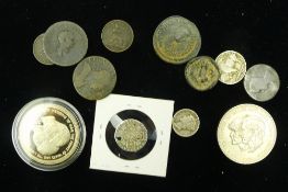 A quantity of old coins