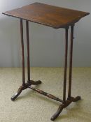 A 19th century rosewood side table