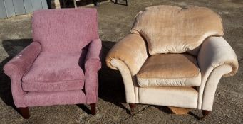 Two modern armchairs