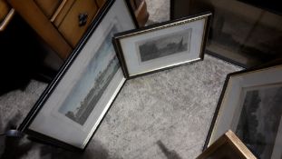 A quantity of 19th century framed prints of Kew