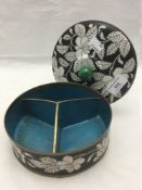 A cloisonne box