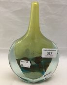 An Italian Mdina glass vase