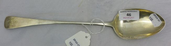 A Georgian basting spoon