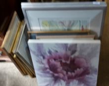 A quantity of various prints