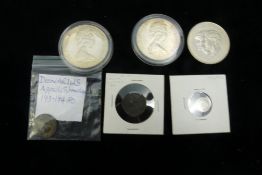 A quantity of silver and other coins