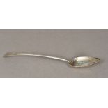 An early silver Old English pattern stuffing spoon, marks indistinct Of typical form,