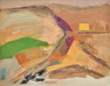 JEREMY FRASER (born 1941) British (AR) Abstract Oil on card 29 x 24.
