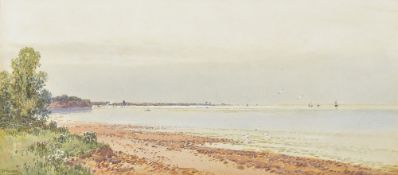 FREDERICK JOHN WIDGERY (1861-1942) British Exmouth From the Banks of the Exe Watercolour Signed,