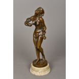 JENO KERENYI (1908-1975) Hungarian Cleopatra and the Asp Patinated bronze,