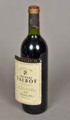 Chateau Talbot, Saint-Julien Grand Cru Classe, 1982 Single bottle.