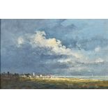 GEORGE WILLIAM GILL (20th century) British (AR) Approaching Storm, Southwold Oil on board Signed,