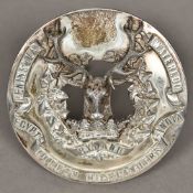 A Victorian Scottish silver plaid brooch, the Gordon Highlanders,