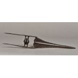 An antique Persian steel katar Of typical form. 40.5 cm long.