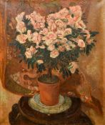 HYAM MYER (1904-1978) British (AR) Floral Still Life Oil on canvas Signed,