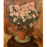 HYAM MYER (1904-1978) British (AR) Floral Still Life Oil on canvas Signed,