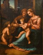 ITALIAN SCHOOL (19th century) Virgin Mary and Joseph With Baby Jesus and the Infant John The